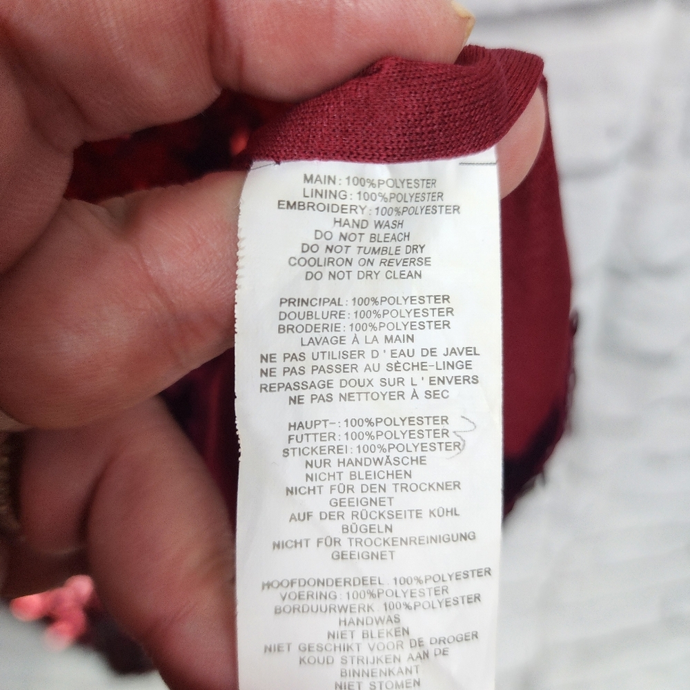 Maner Sequined Color Block Fade Party Dress - image 8